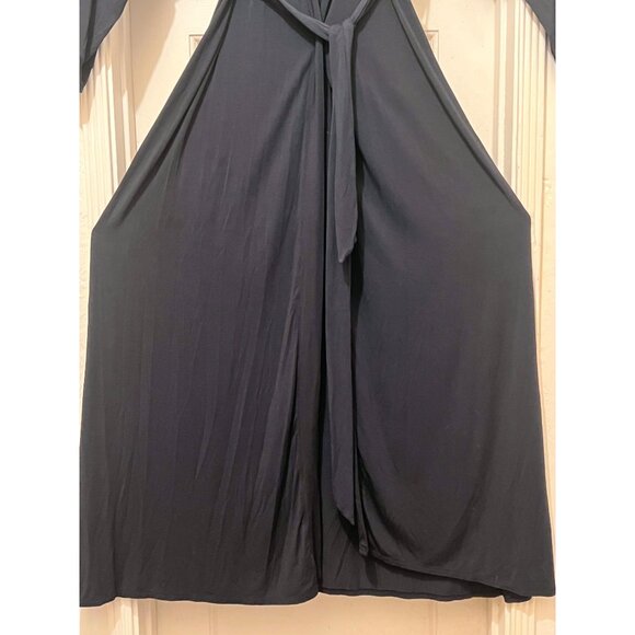 Savage X Fenty S/M Robe Exclusive CLF Racerback Long Sleeve Robe Caviar Black - Picture 13 of 16